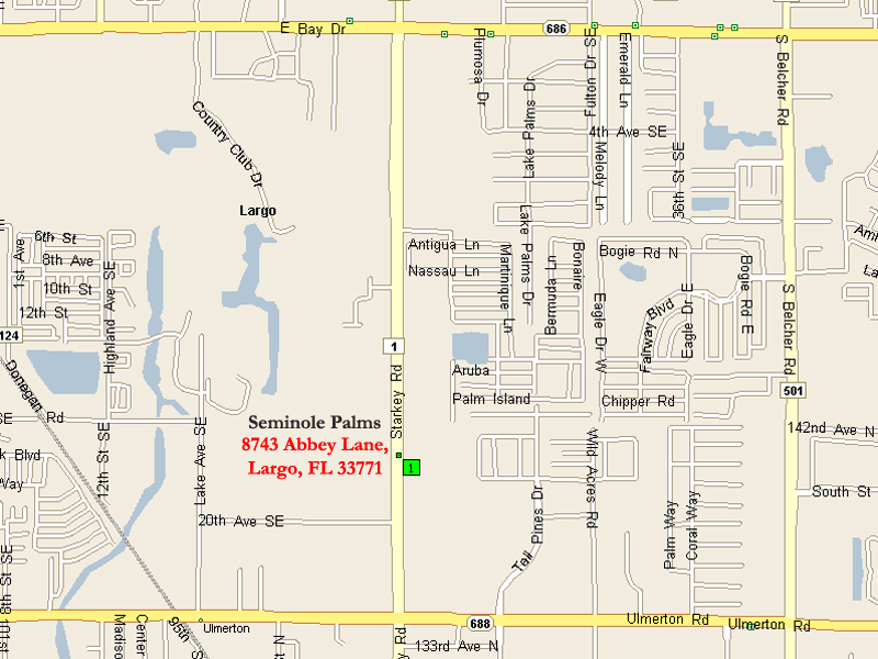 Map of homes geographical location.